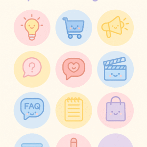 Capas para stories Maricota Design